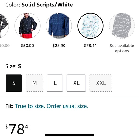 🤍❣️New Champion Women’s Packable Jacket Size Small NWT 🏷 🤍❣️ - Picture 8 of 8